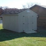 10x14 Gable 7' sides Rear door Waterford #2